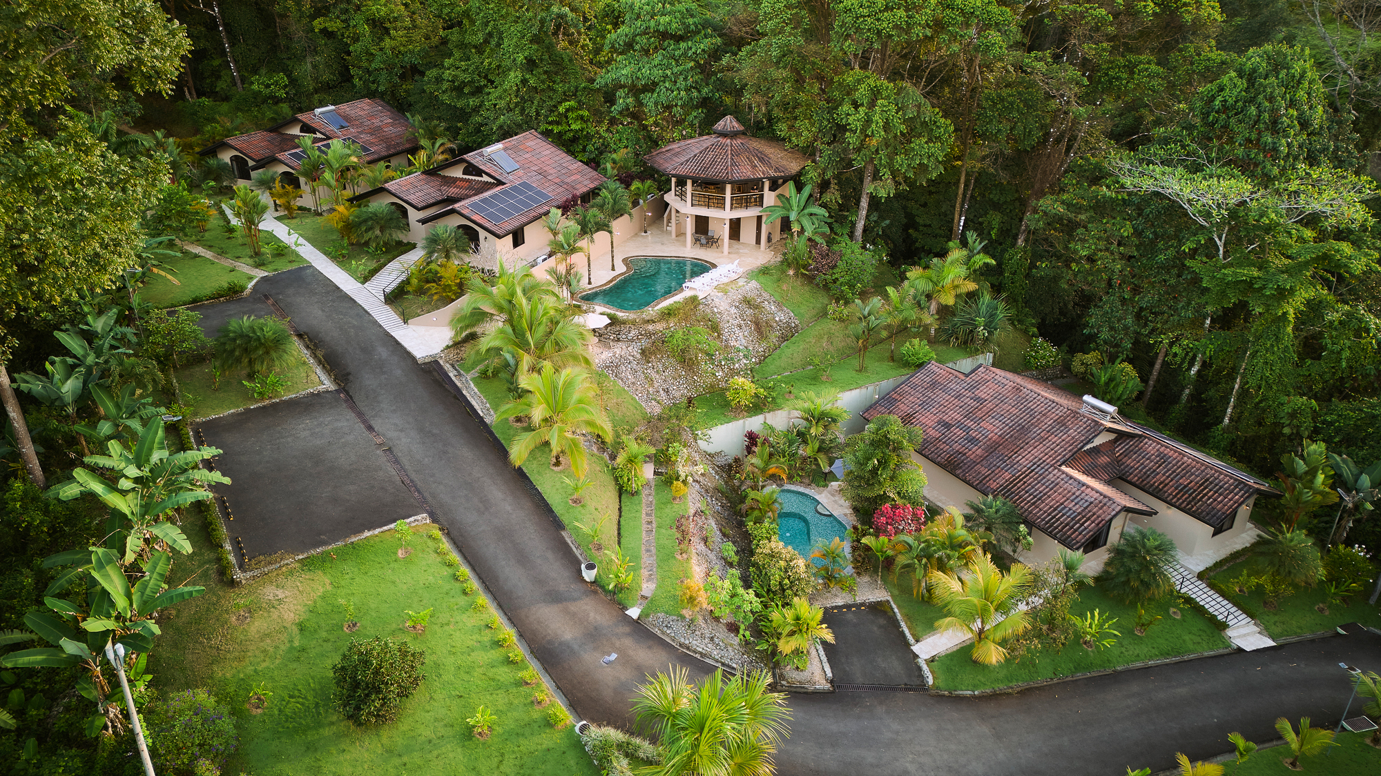 Exterior view of the 3 bedroom garden casitas